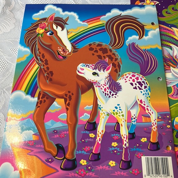 Vintage Lisa Frank Folder-rainbow horses - Picture 3 of 9